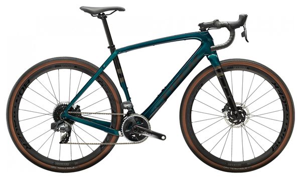 Gravelbike Trek Checkpoint SL 7 Sram Force eTAP AXS Aquatic Blue / Carbon Black 2023