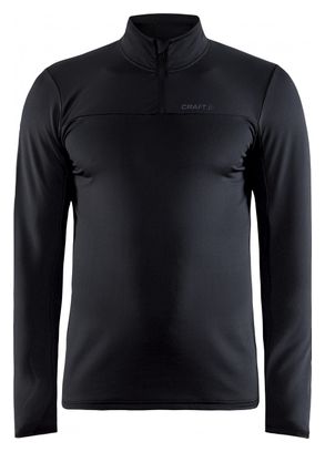 Maillot Manches Longues 1/2 Zip Craft Core Gain Noir 