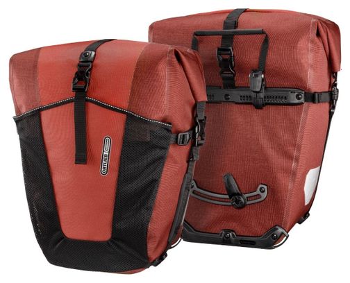 Ortlieb Back-Roller Pro Plus 70L Pair of Bike Bags Salsa Dark Chili Red