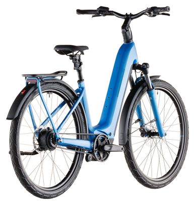 VTC Électrique Cube Kathmandu Hybrid Comfort Pro 800 Easy Entry Enviolo Trekking Courroie 800 Wh 700 mm Bleu Azure 2026