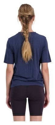 Damen Mons Royale Icon Merino Technisches T-Shirt Blau