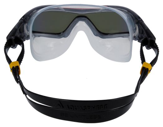 Aquasphere Vista Pro Schwimm-Maske Schwarz - Blau verspiegelte Gläser