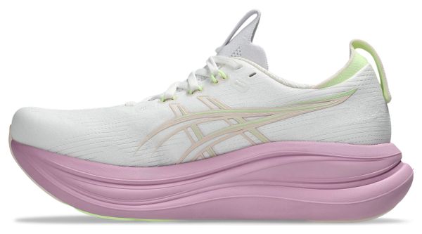 Asics Gel-Nimbus 28 Women's Running Shoes - White/Pink