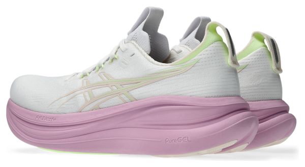 Asics Gel-Nimbus 28 Women's Running Shoes - White/Pink