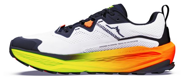 Altra Olympus 7 Trail-Schuhe für Herren, Weiß/Schwarz/Orange