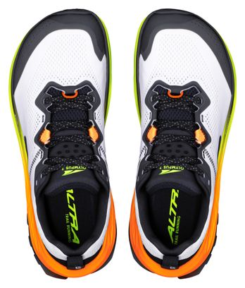 Altra Olympus 7 Trail-Schuhe für Herren, Weiß/Schwarz/Orange