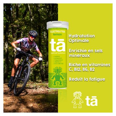12 Pastilles électrolytes TA Energy Hydratation Tabs Citron