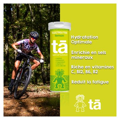 Boisson Electrolytes Tā Energy Citron - 12 pastilles
