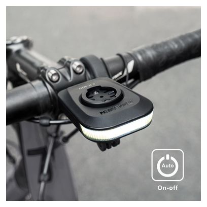 Luz delantera Ravemen FR300 Negra con soporte integrado para GPS Garmin / Wahoo