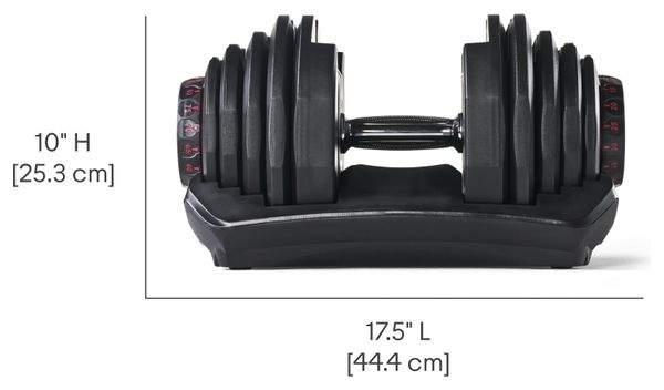 Haltère réglable SelectTech BowFlex 1090i (la paire)
