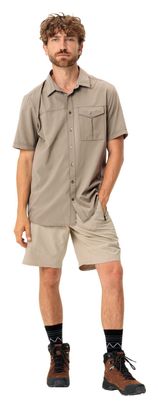 Camicia Vaude Rosemoor II Beige Uomo