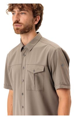Camicia Vaude Rosemoor II Beige Uomo