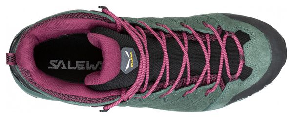 Women's Hiking Shoes Salewa Alp Mate Mid Wp Green