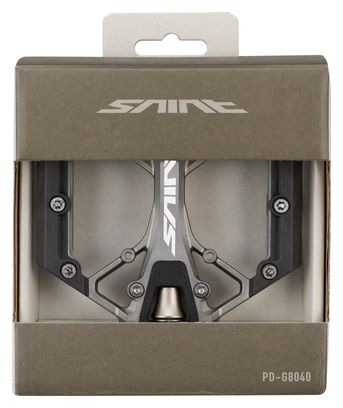 Paire de Pédales Plates Shimano Saint PD-G8040 Noir