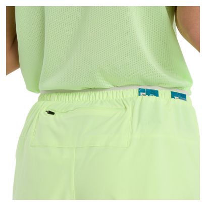 Pantaloncini New Balance RC Essential Gialli da donna