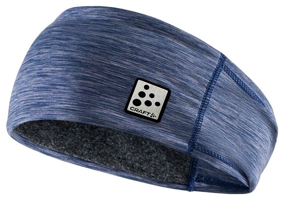Craft Diadema con forma de microfibra Azul Unisex
