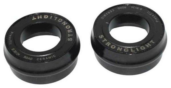Roulement De Pédalier Stronglight 30/24 Mm, Neuf En Boîte, Aluminium Noir