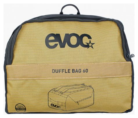 Bolsa de deporte EVOC Duffle Bag 60 curry Negro