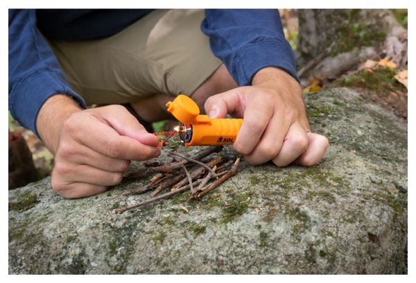 Gasfreies Feuerzeug SOL Fire Lite Orange