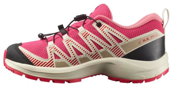 Zapatillas Trail Salomon XA Pro V8 Waterproof Rosa Niños