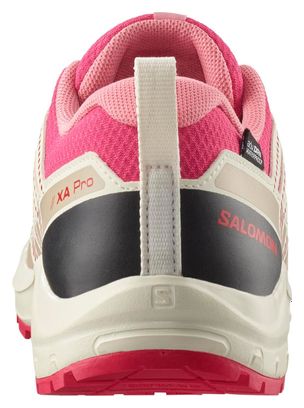 Zapatillas Trail Salomon XA Pro V8 Waterproof Rosa Niños