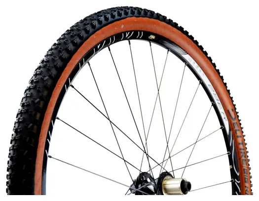 Pneu vtt 29x2.10 ts Deli big knight anti-crevaison 1.3mm noir/marron tan sa-258 (54-622)