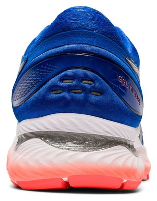 Chaussures Running Asics Gel Nimbus 22 Homme Bleu Orange