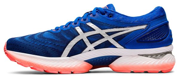 Chaussures Running Asics Gel Nimbus 22 Homme Bleu Orange