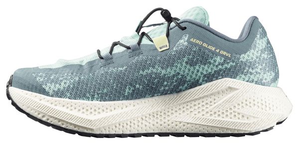 Scarpe da corsa Salomon Aero Glide 4 GRVL Verde Uomo