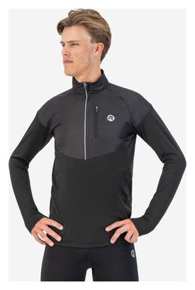 T-Shirt Manches Longues Running Rogelli Essential Windblock - Homme - Noir