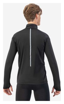 T-Shirt Manches Longues Running Rogelli Essential Windblock - Homme - Noir