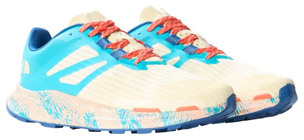 The North Face Vectiv Eminus Women's Blue Yellow Trail Shoes