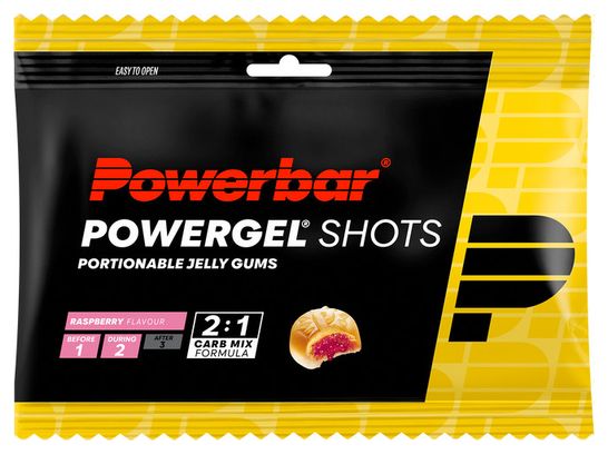 Gommes énergétiques Powerbar Powergel Shots Framboise - 60g