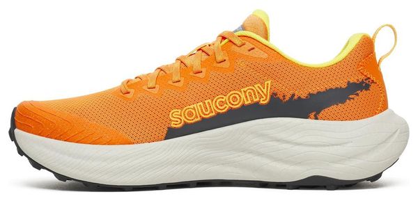 Saucony Ride TR3 Men's Trail Running Shoes - Orange/Gray