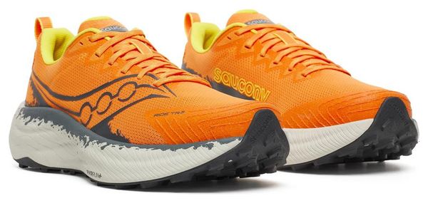 Saucony Ride TR3 Men's Trail Running Shoes - Orange/Gray