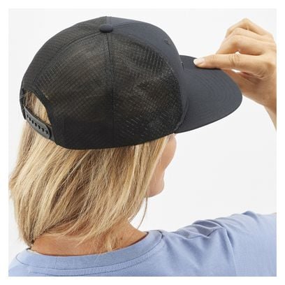 Casquette Salomon Trucker Flat Noir