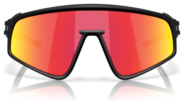 Lunettes Oakley Latch Panel Matte Black / Prizm Ruby / Ref : 0OO9404-1635