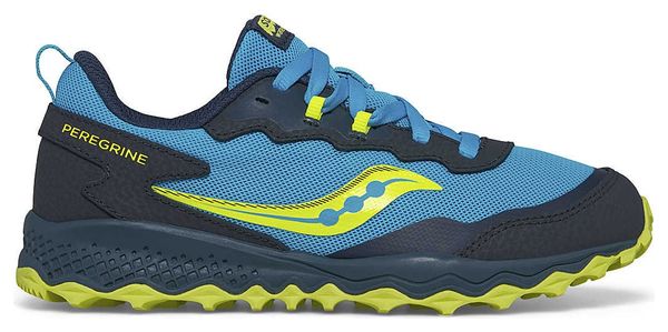 Chaussures Trail Saucony Peregrine KDZ Bleu/Jaune Enfant