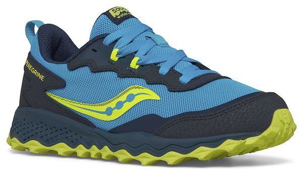 Chaussures Trail Saucony Peregrine KDZ Bleu/Jaune Enfant