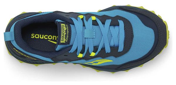 Chaussures Trail Saucony Peregrine KDZ Bleu/Jaune Enfant