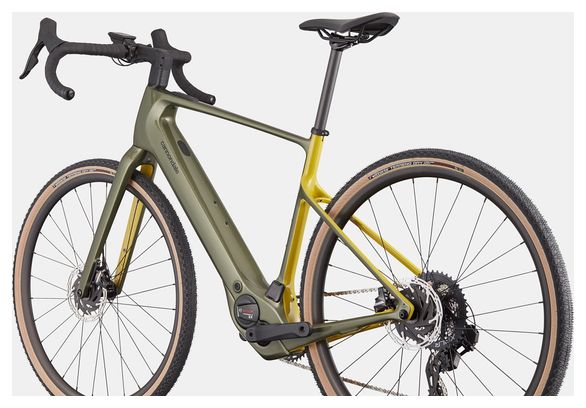 Bicicleta eléctrica de gravilla Cannondale Synapse Neo Allroad 1 Sram Force AXS XPLR 12S 400Wh 700 mm Verde 2024