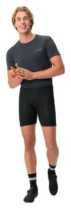 Pantaloncini Vaude T-Pad da uomo con pelle neri