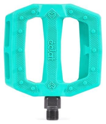 Pair of Eclat Slash Turquoise Blue Pedals