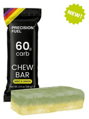 Precision Fuel &amp; Hydration PF60 Mint/Lemon Energy Gummies - 68g x 10 Sachets