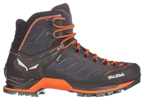 Zapatos de senderismo Salewa Mtn Trainer Mid GTX gris / naranja
