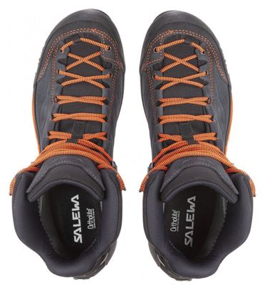 Salewa Mtn Trainer Mid GTX Hiking Shoes Grey /Orange