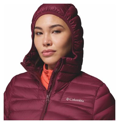 Chaqueta con capucha Columbia Corelite Violet, mujer