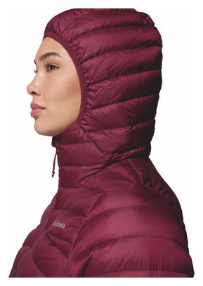 Chaqueta con capucha Columbia Corelite Violet, mujer