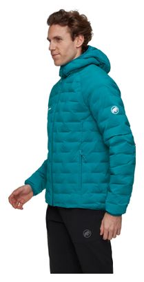 Doudoune Mammut Sender En Capucha Azul Homme