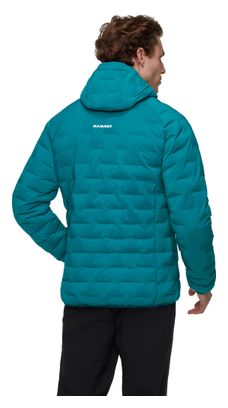 Doudoune Mammut Sender En Capucha Azul Homme